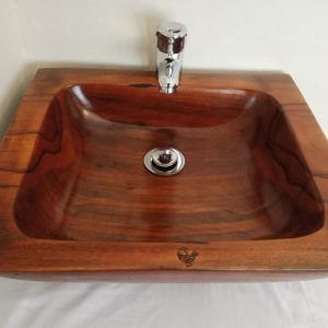 Wooden sink